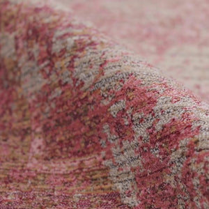 Zefira ZFA03 Pink/Gold Rug