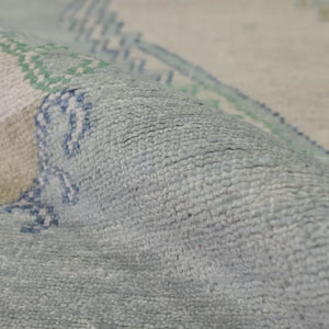 Jinsen JIN07 Blue/Cream Rug