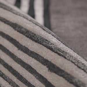 Iconic ICO06 Grey/Black Rug