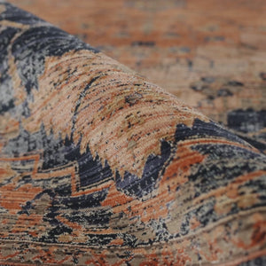 Zefira ZFA14 Orange/Blue Rug