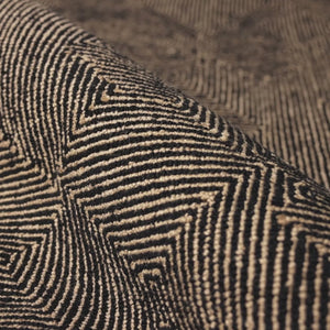 Mercia MRC01 Tan/Black Rug