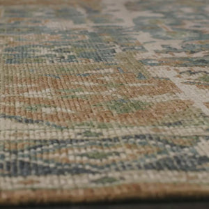 Rhapsody RHA02 Orange/Blue Rug