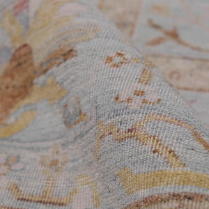 Someplace In Time SPT01 Light Blue/Gold Rug