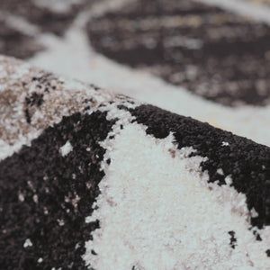 Bahia BAH07 Black/Multi Rug