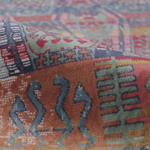 Prisma PSA04 Red/Blue Rug