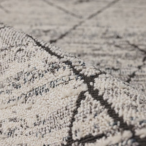 Lore LRE01 Grey/Cream Rug