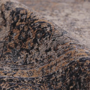 Zefira ZFA02 Navy/Gold Rug