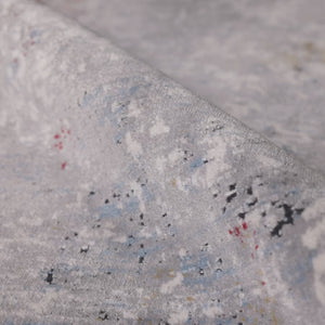 Requiem REQ02 Grey/Red Rug