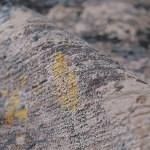 Tunderra TUN05 Teal/Gold Rug