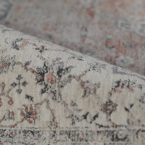 Vanadey VND04 Gray/Red Rug