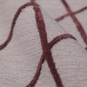 Jaipur Wunderkammer JWK01 Wine/Light Grey Rug