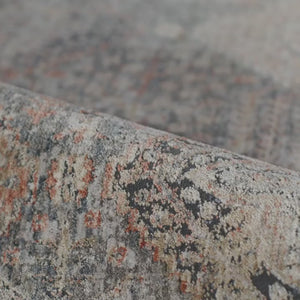 Vanadey VND01 Grey/Red Rug