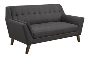 Binetti Loveseat Charcoal Pebble