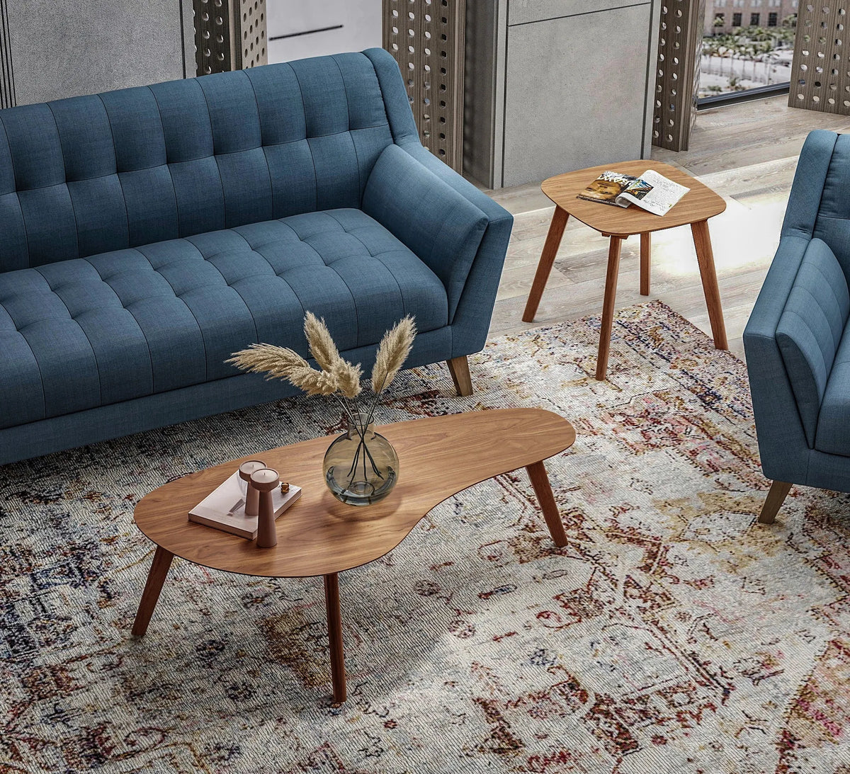 Simplicity End Table Walnut Brown