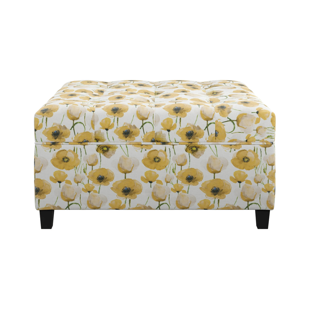 Celia Storage Ottoman Golden Poppy