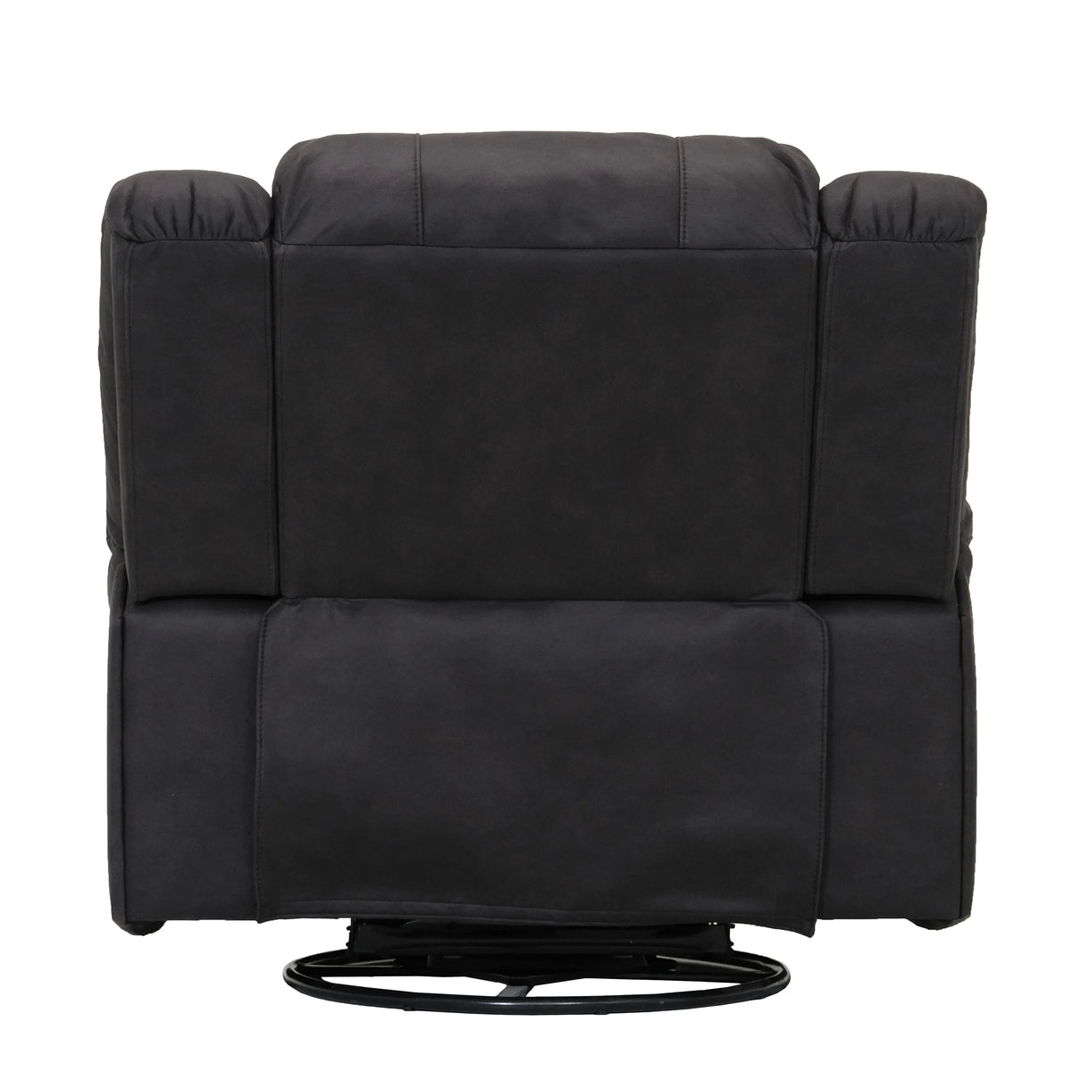Navaro Swivel Gliding Recliner Black Licorice