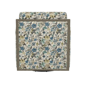 Cecily Swivel Chair Blue Meadow