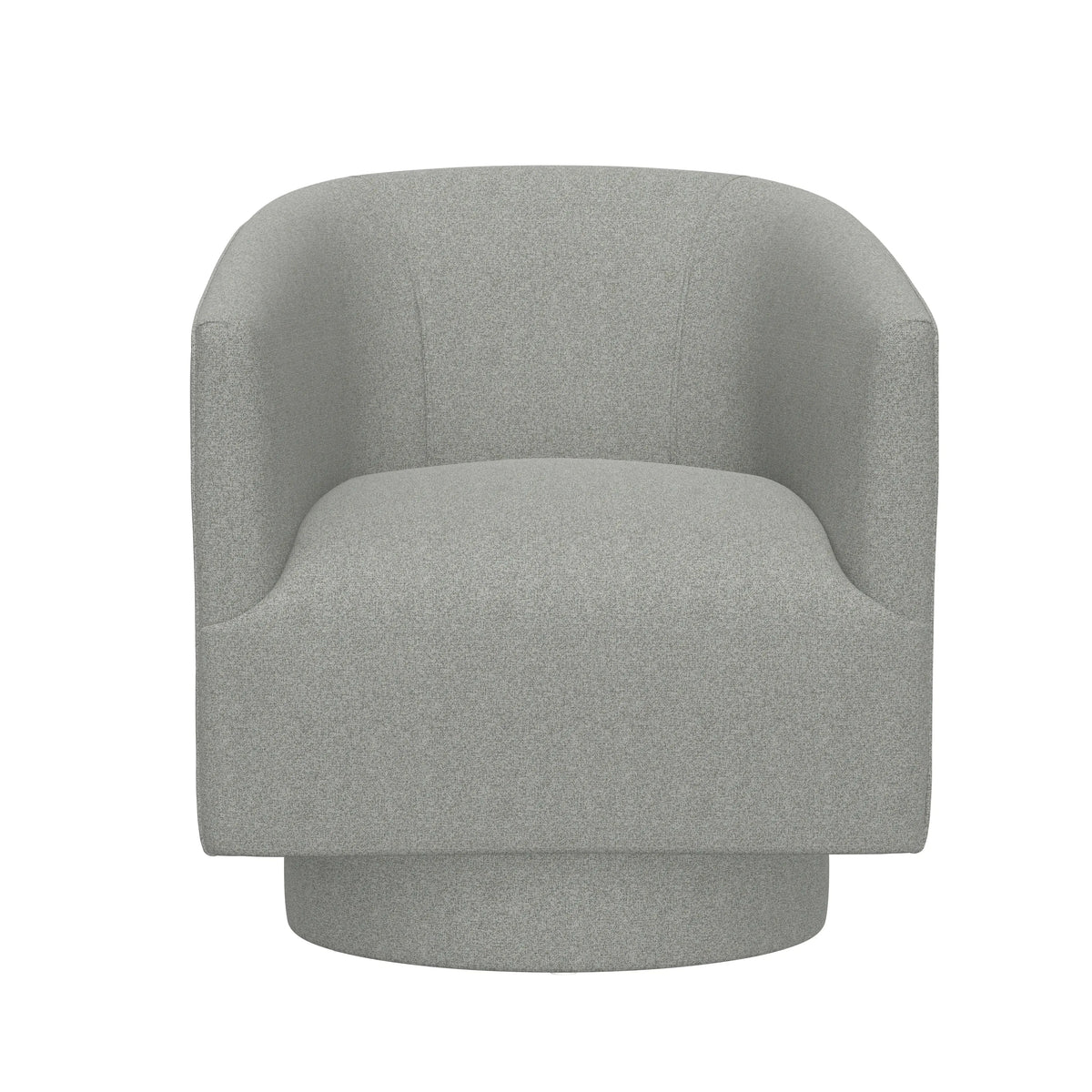 Brylee Swivel Accent Chair Meteor Gray