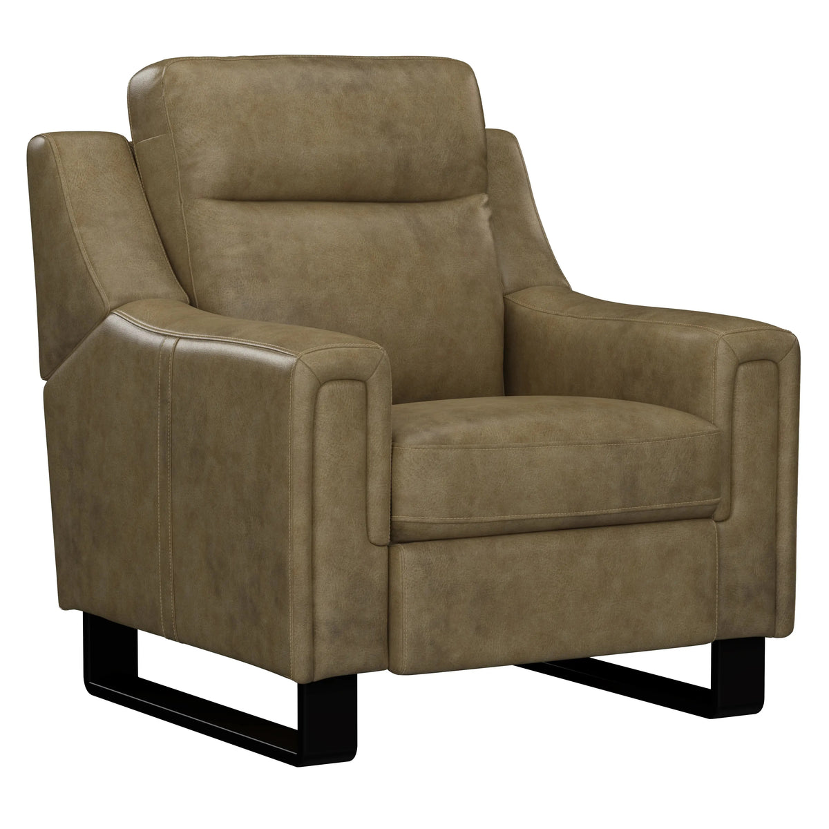 Teagan Dual Power Recliner Barrel Brown