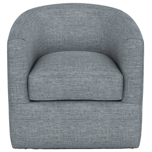 Oliver Swivel Accent Chair Dark Birch