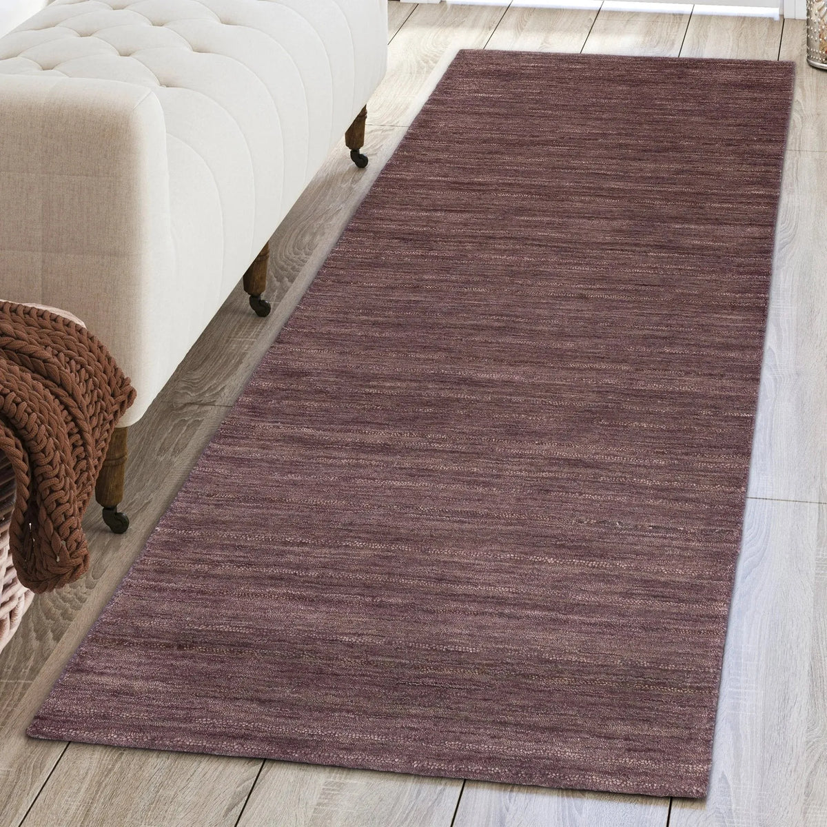 Rafia RF100 Plum Rug