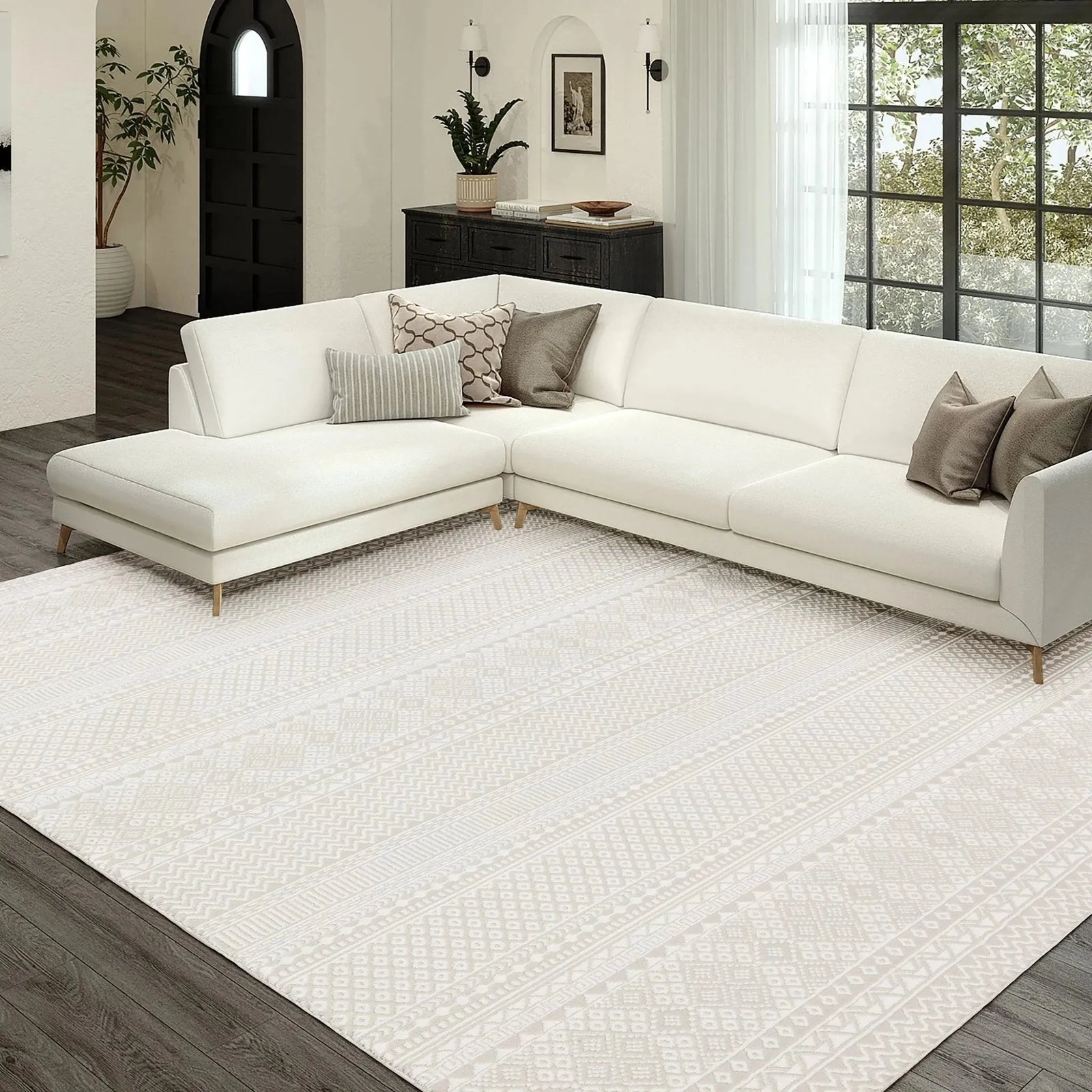 Rhodes RR2 Ivory Rug