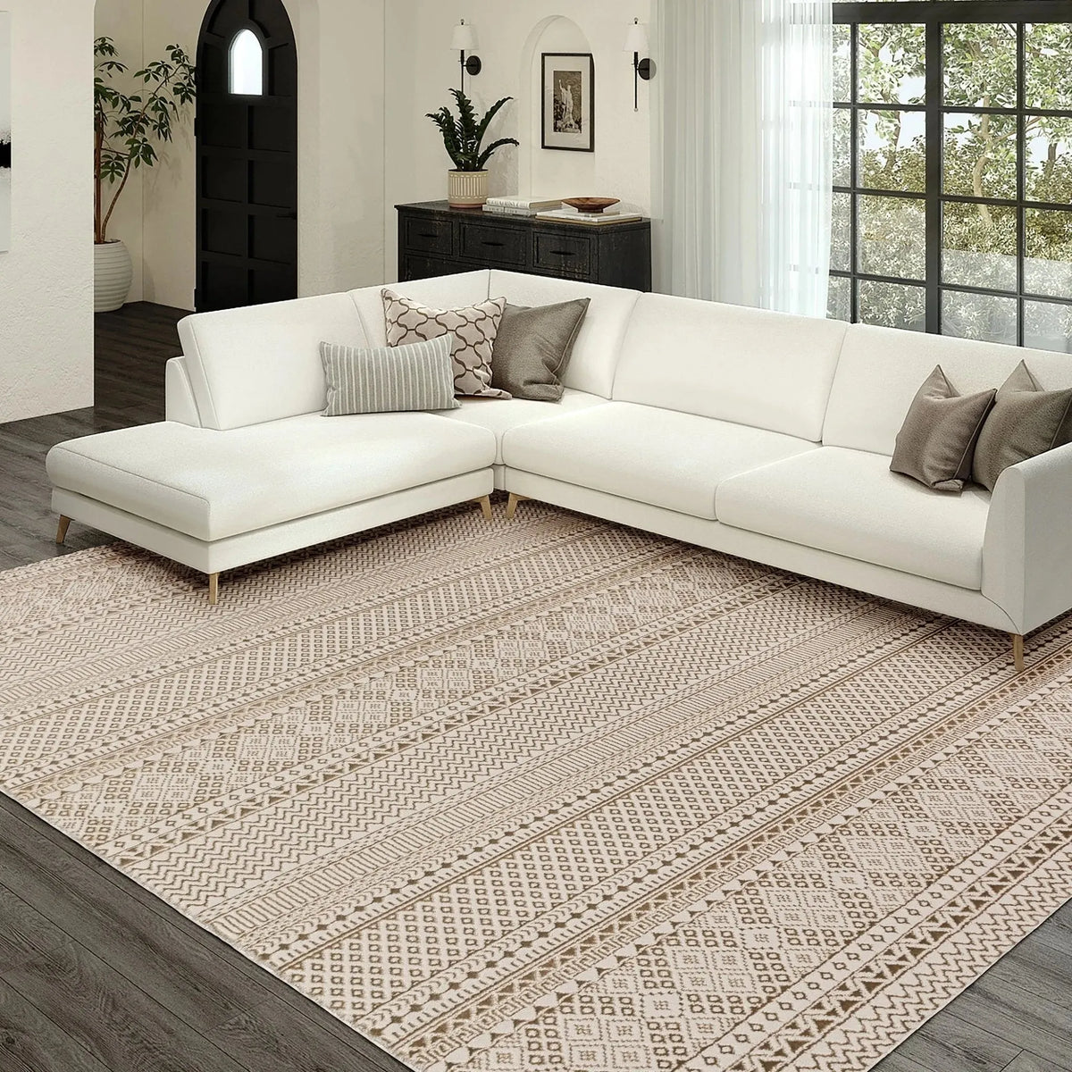 Rhodes RR2 Taupe Rug