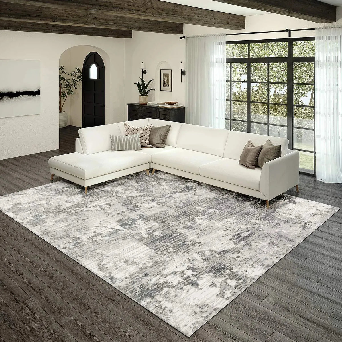 Rhodes RR4 Grey Rug