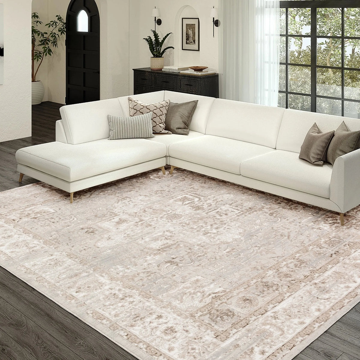 Rhodes RR6 Taupe Rug