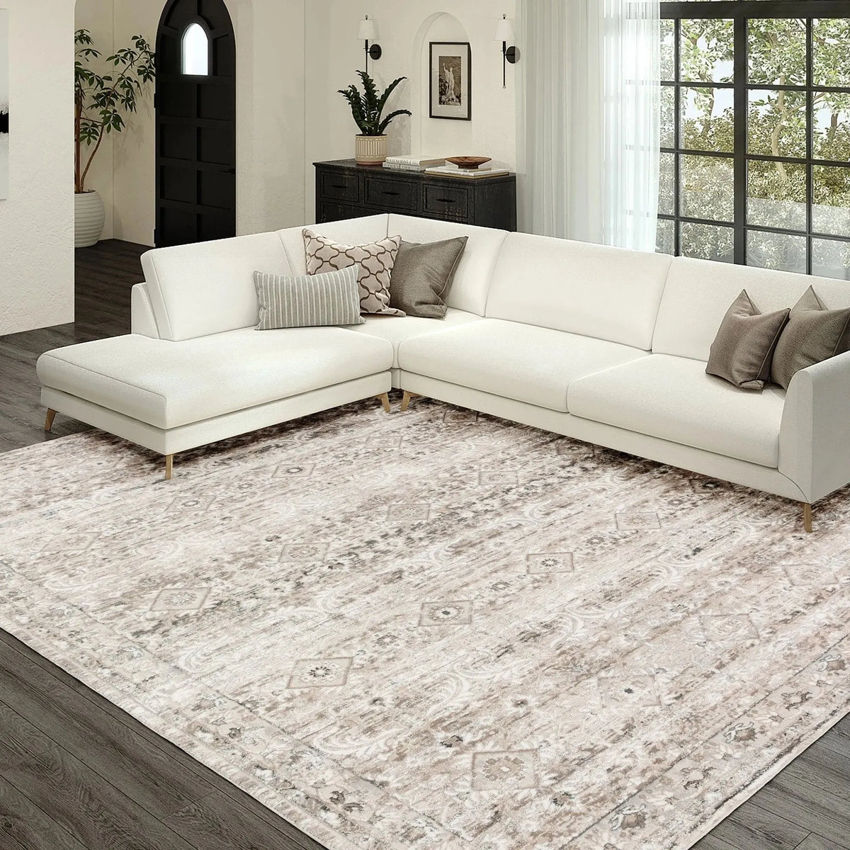 Rhodes RR7 Taupe Rug