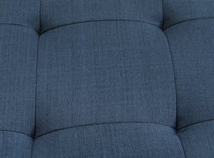 Binetti Square Ottoman Navy Peacock