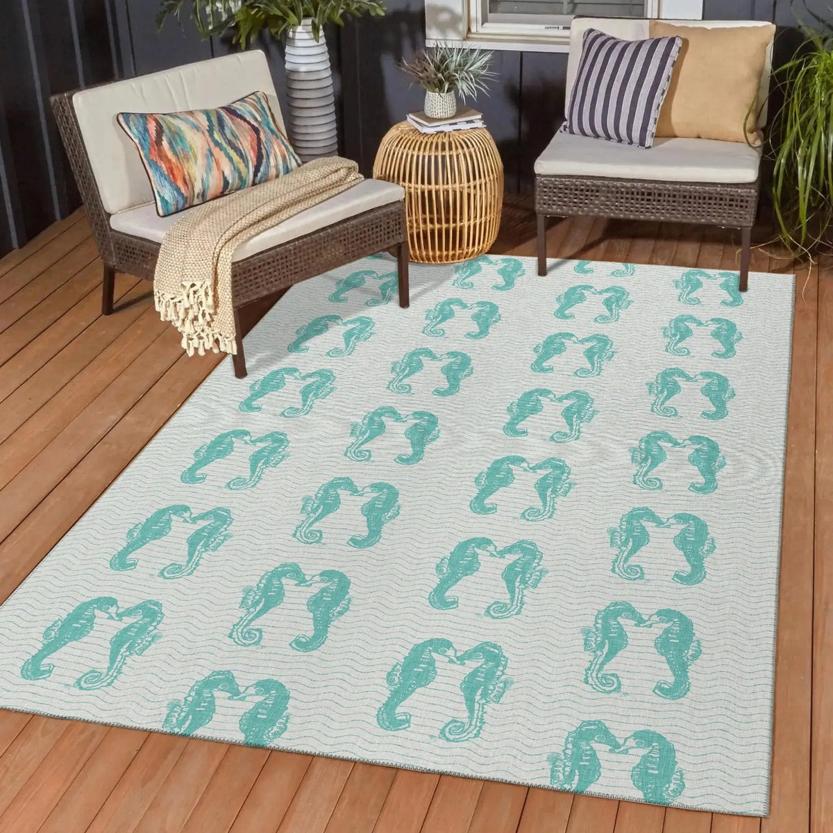 Seabreeze SZ15 Teal Rug