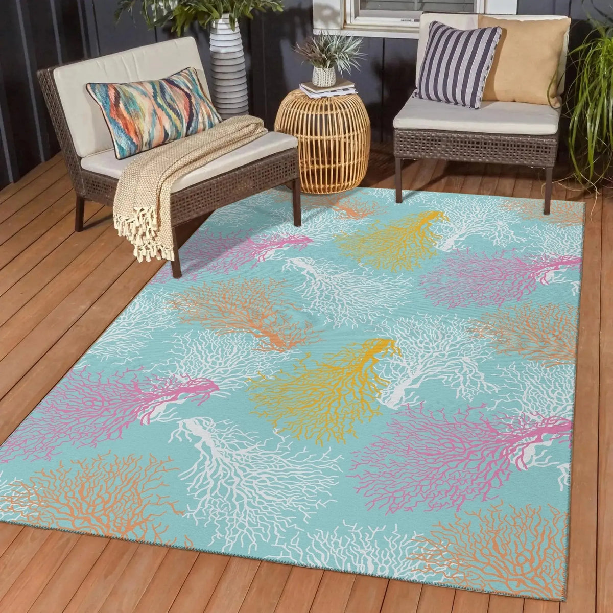 Seabreeze SZ3 Teal Rug