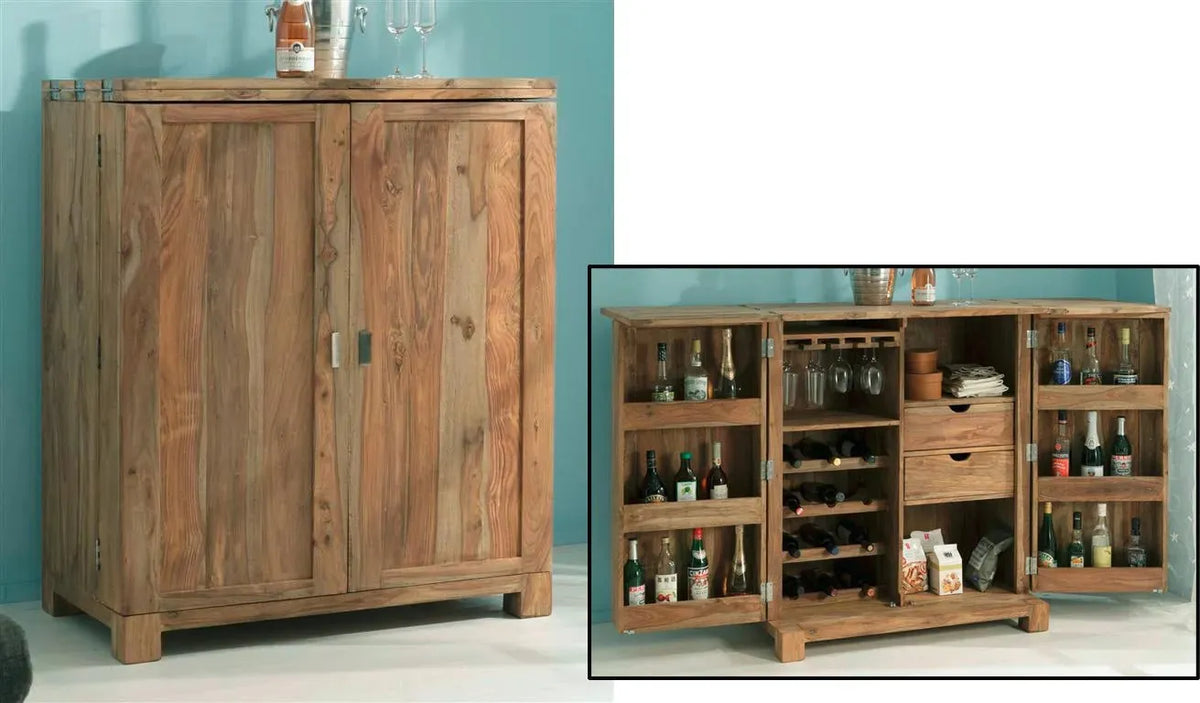 Sheesham Bar Cabinet