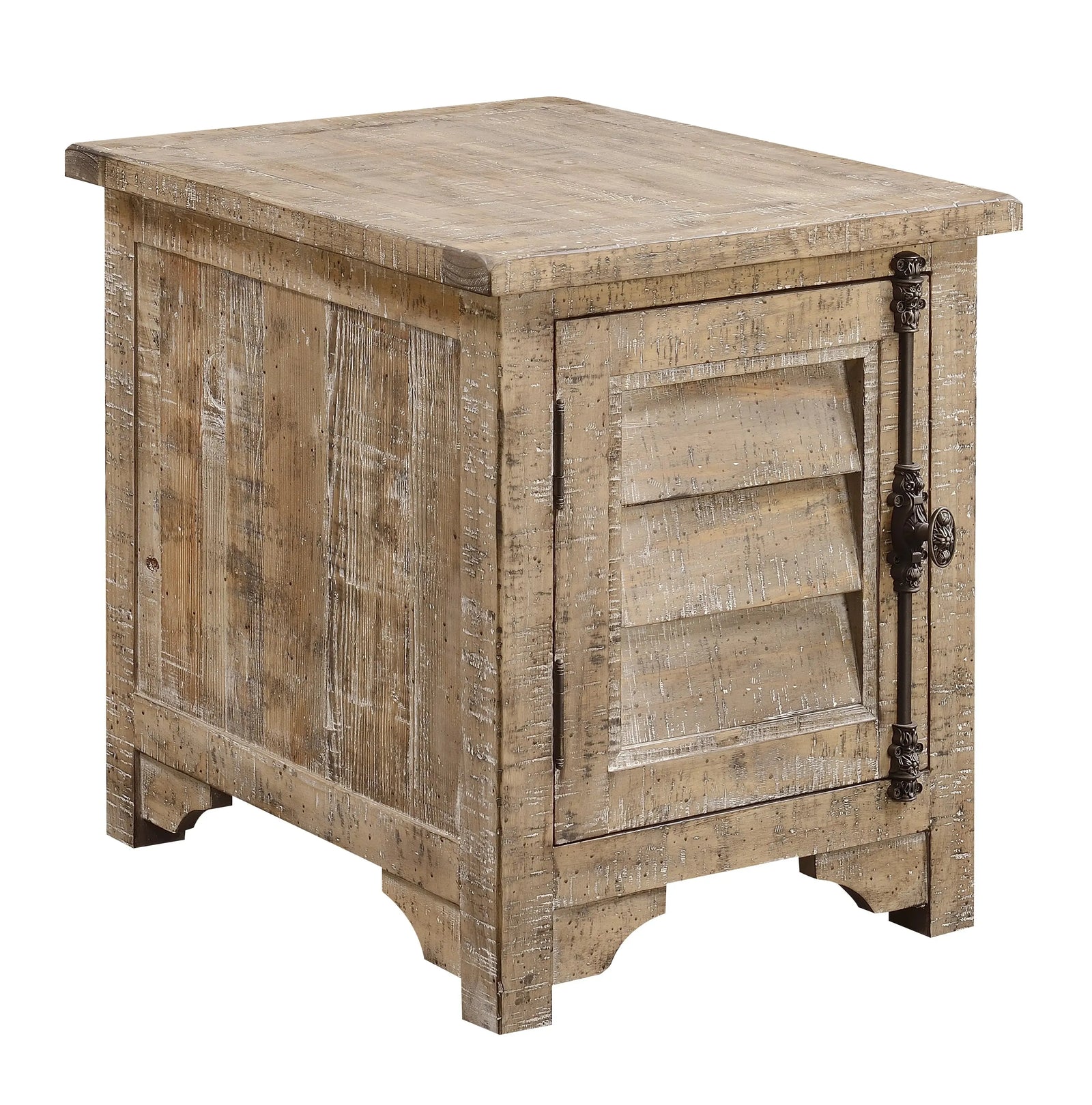 Interlude Chair Side Table Sandstone Buff