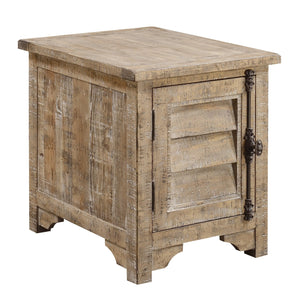 Interlude Chair Side Table Sandstone Buff