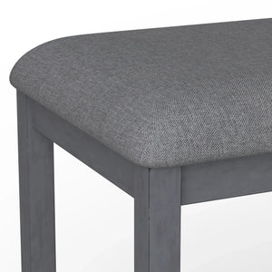 Seneca Gathering Height Bench Walnut Ash
