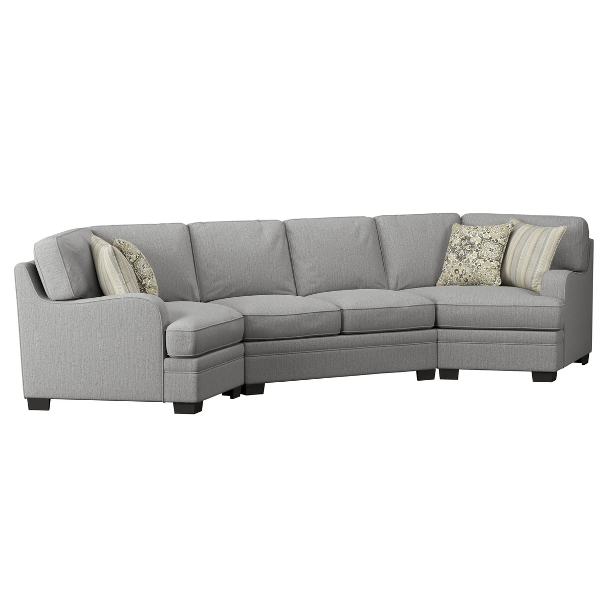 Analiese Cuddler Sectional Dove Gray