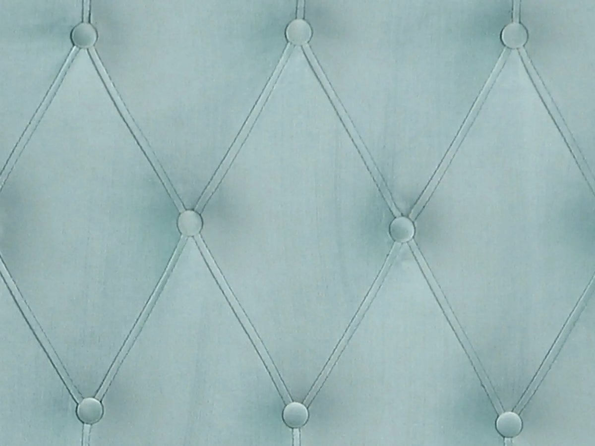 Amelia Upholstered Bed Light Blue