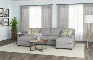 Analiese U-Shaped Sectional Dove Gray