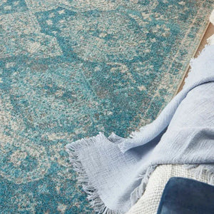 Tranquil TRA13 Lt Blue Ivory Rug 1
