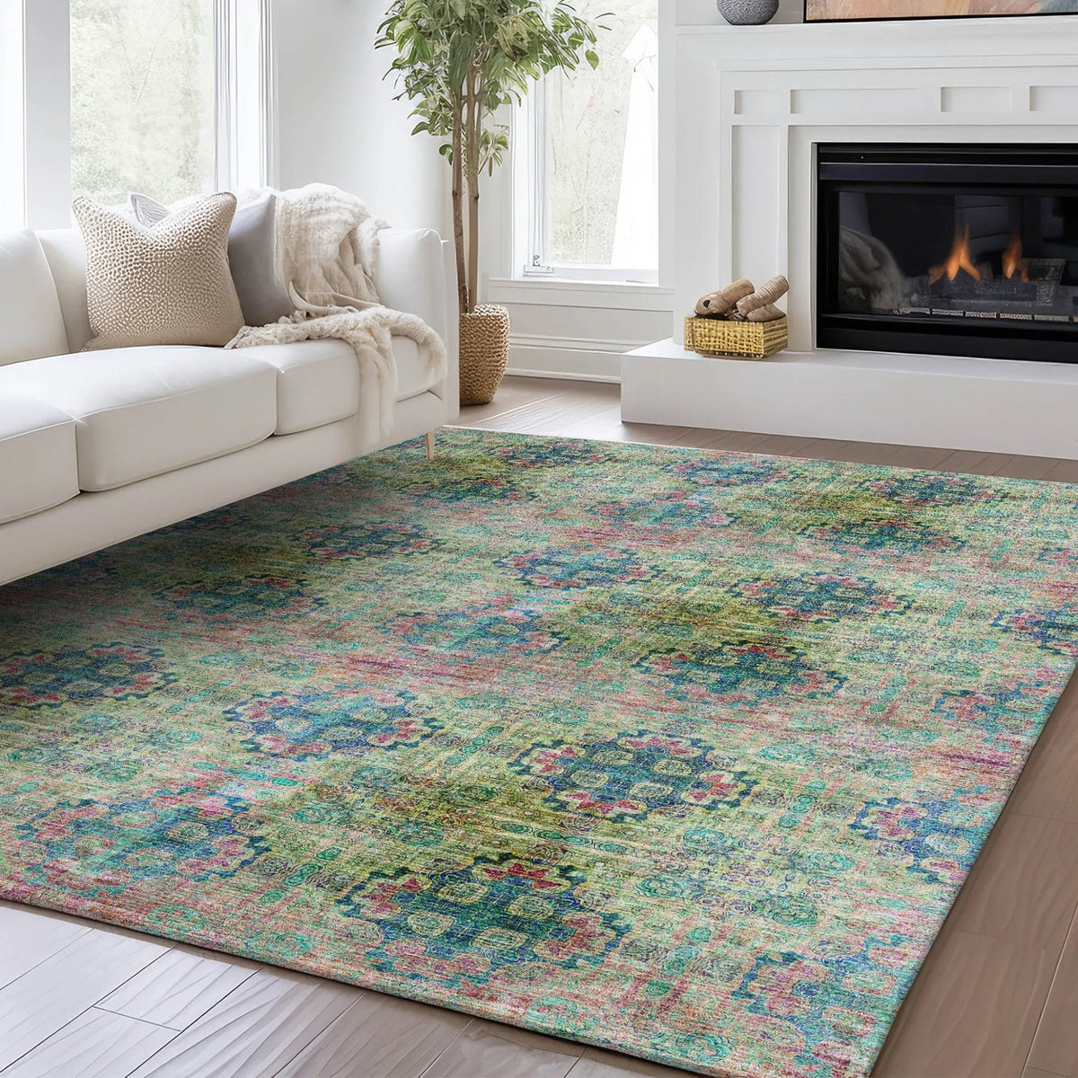 Trevi TV16 Green Rug