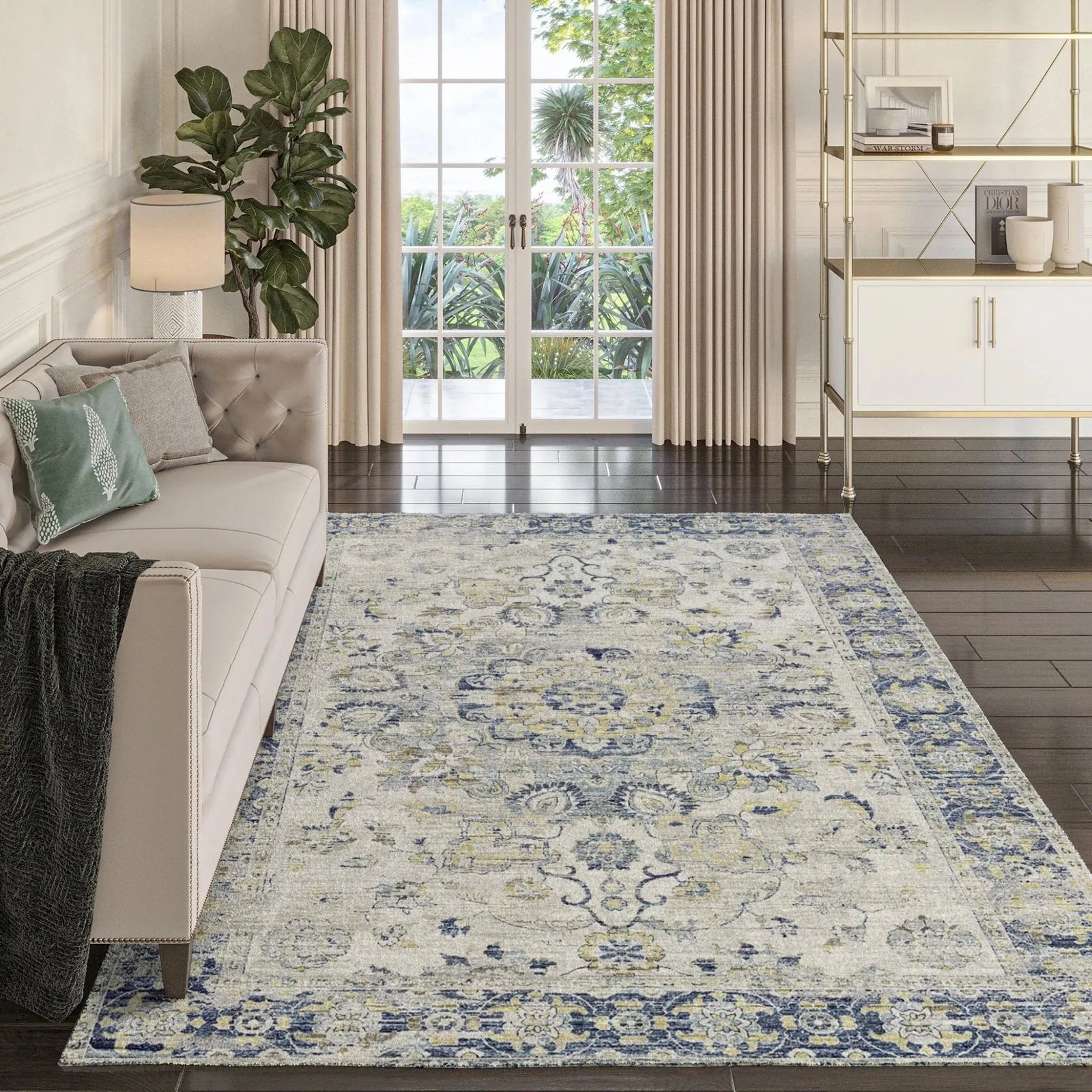 Tuscany TU1 Silver Rug