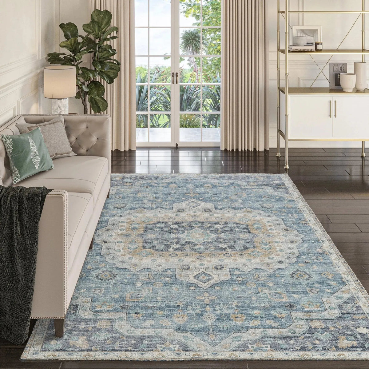Tuscany TU4 Blue Rug