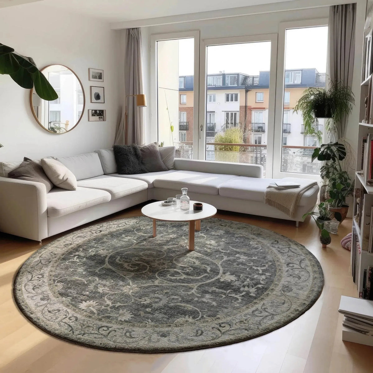 Tuscany TU6 Charcoal Rug