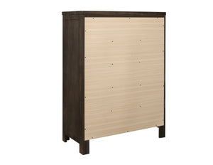 Ashton Hills 5-Drawer Chest Ash Brown
