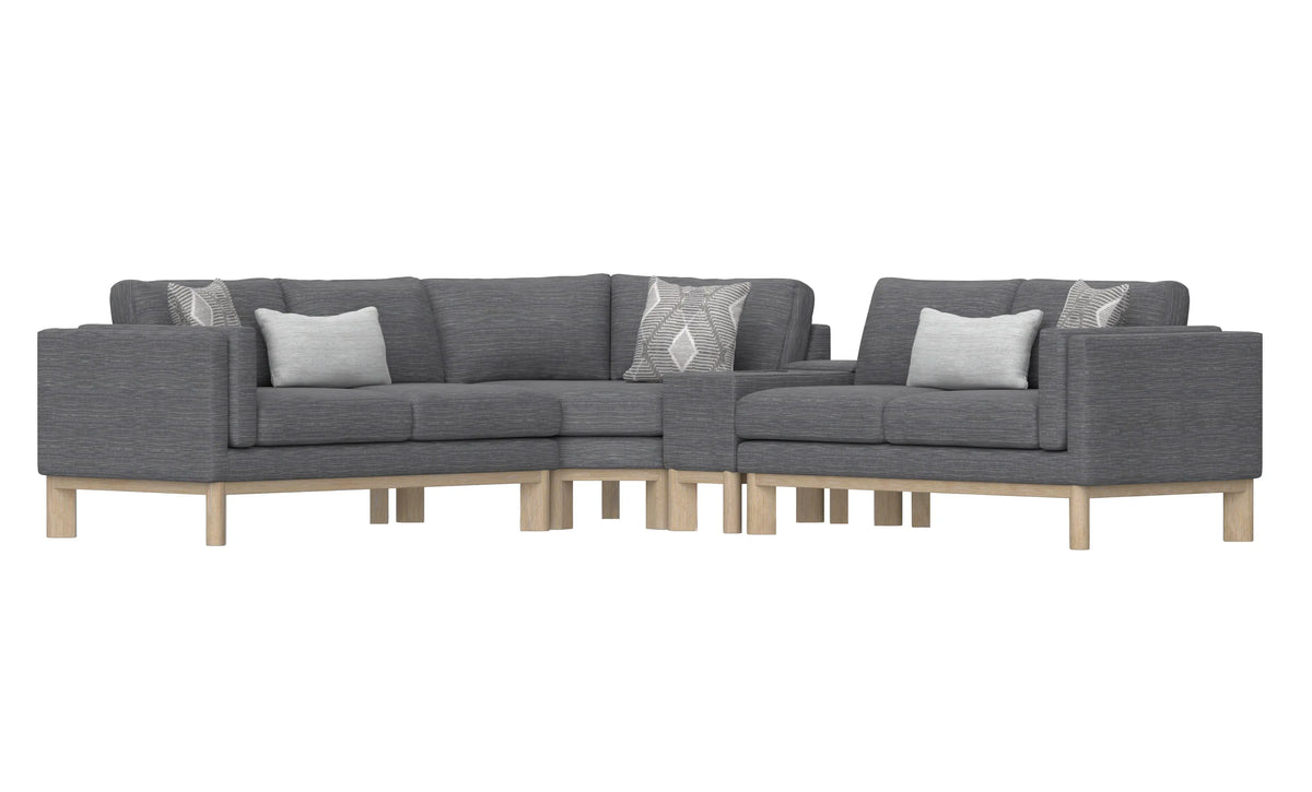 Maeve Console Sectional Thundercloud