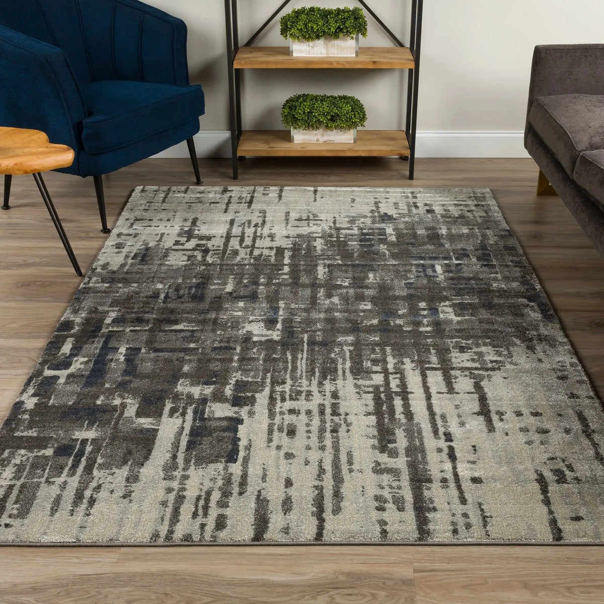 Upton UP1 Pewter Rug