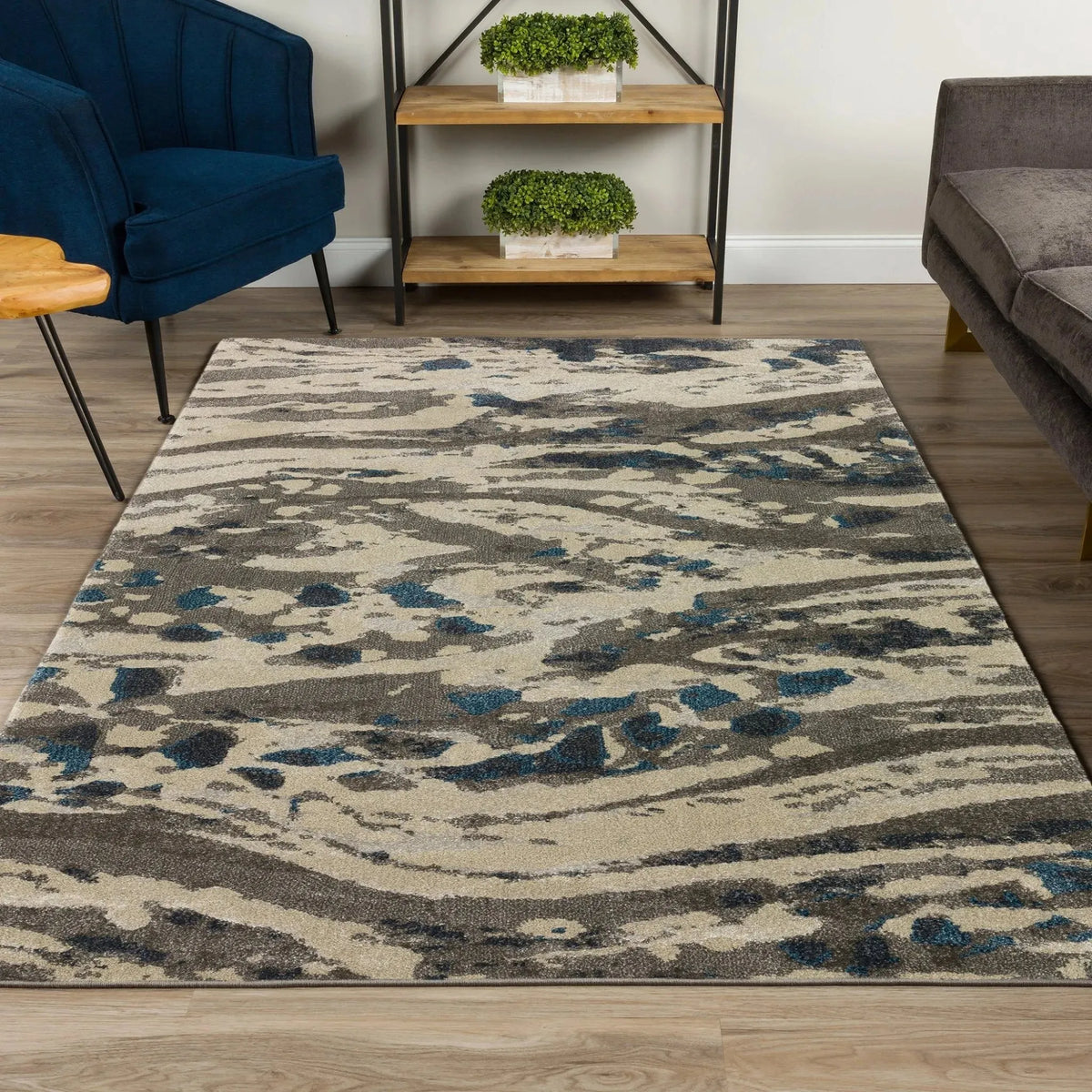 Upton UP2 Pewter Rug