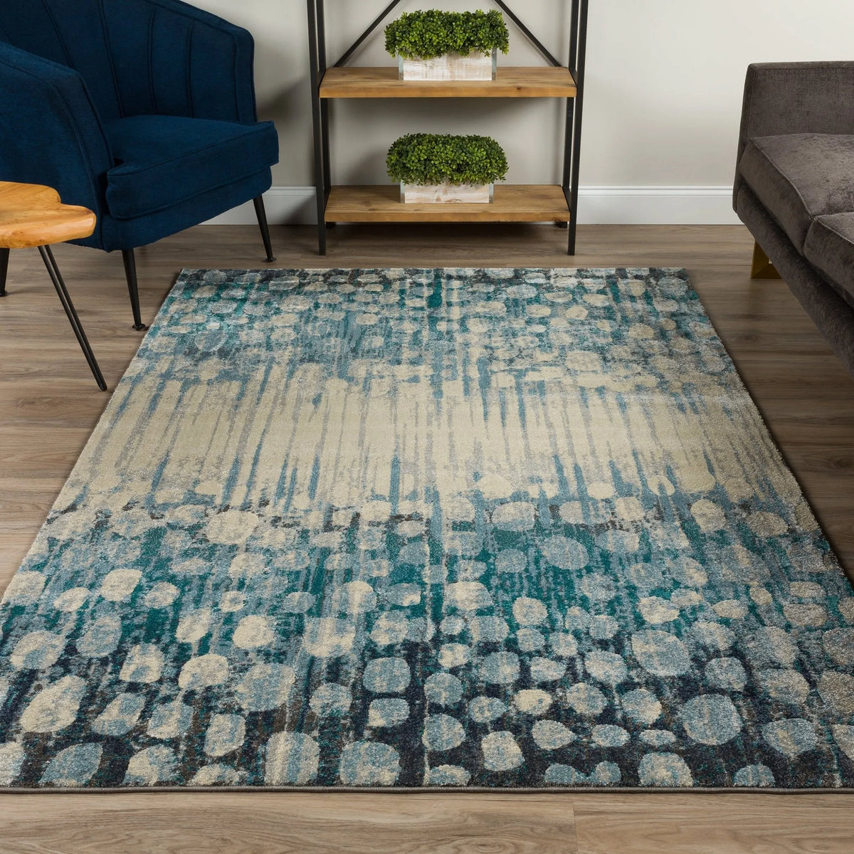 Upton UP5 Pewter Rug